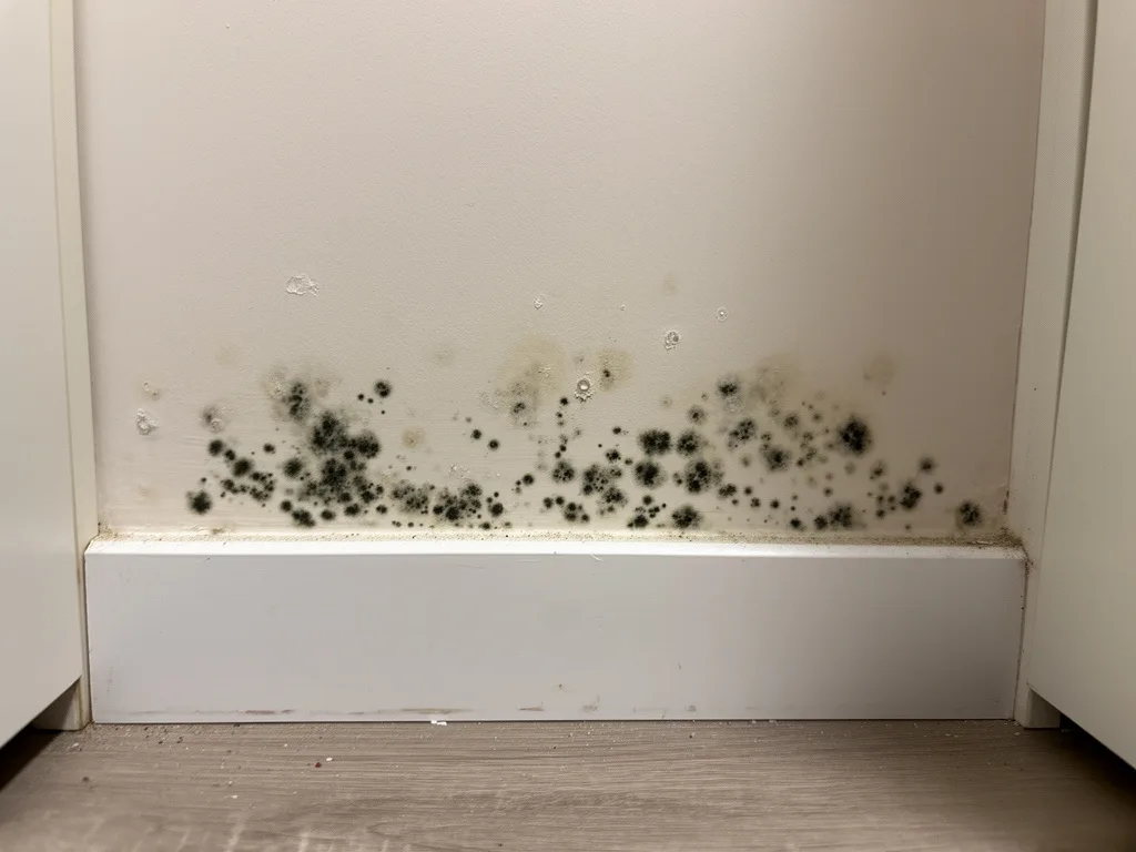 Illustration of a typical starting condition before Mold remediation